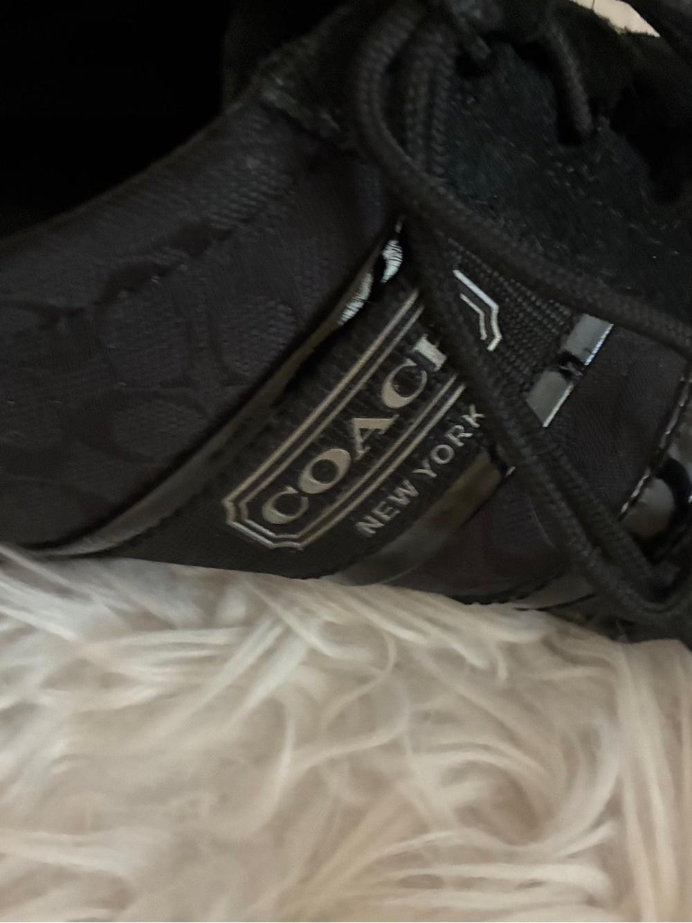 Coach Remonna Signature Sneakers - Black Sz 9.5 - Picture 6 of 15